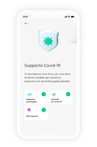 Servizi di supporto per il Covid-19