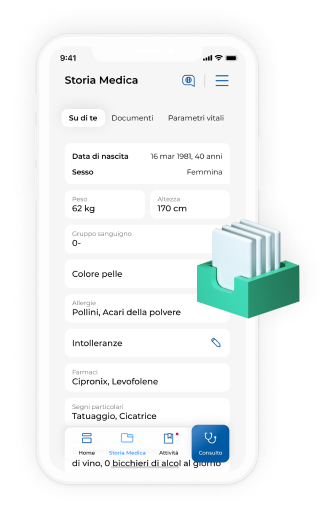 Storia medica in app